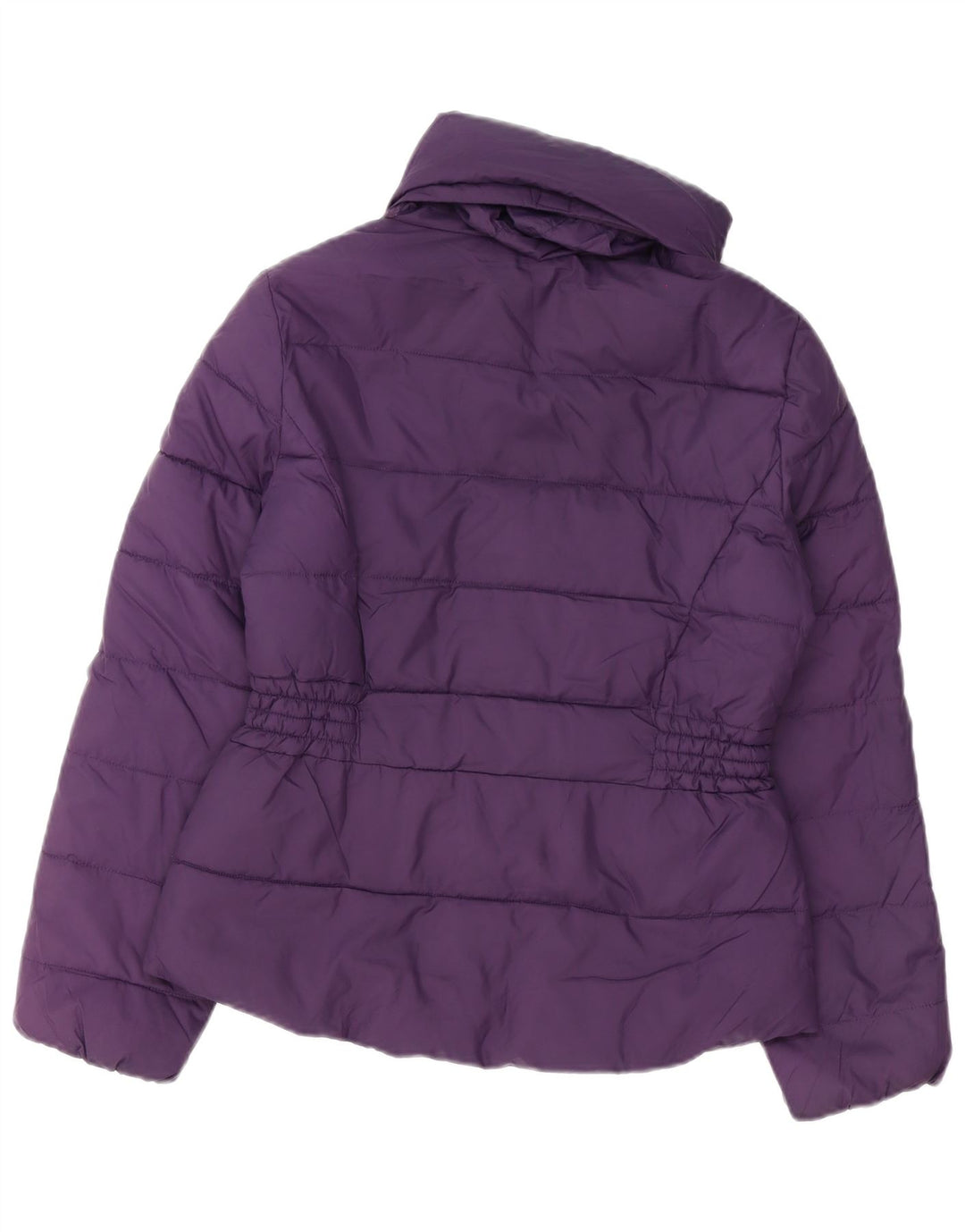 Giacca imbottita oversize da donna Marks & Spencer UK 10 piccola poliestere viola