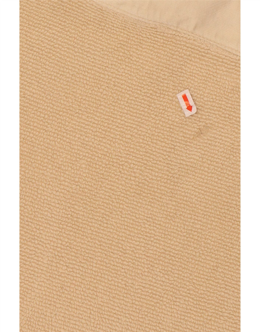 Maglione in pile da uomo Mustang con zip e collo, grande, in poliestere color block beige