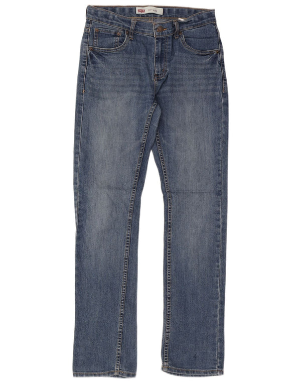 Levi's Girls 511 Slim Jeans 15-16 anni W31 L31 Blu Cotone