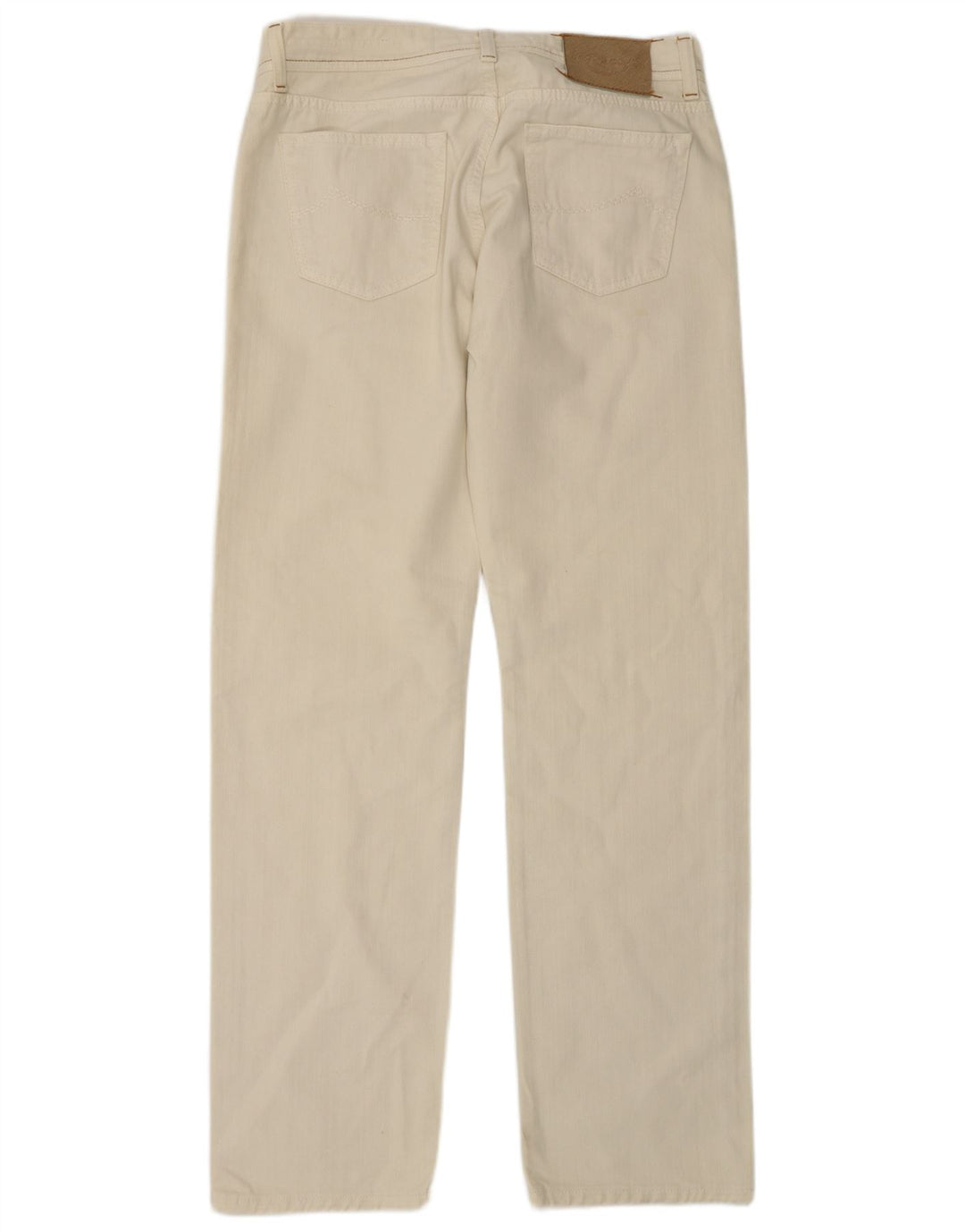 Jeans dritti da uomo Jacob Cohen W35 L34 cotone beige