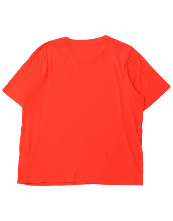 T-shirt con grafica PUMA da uomo XL rossa in cotone