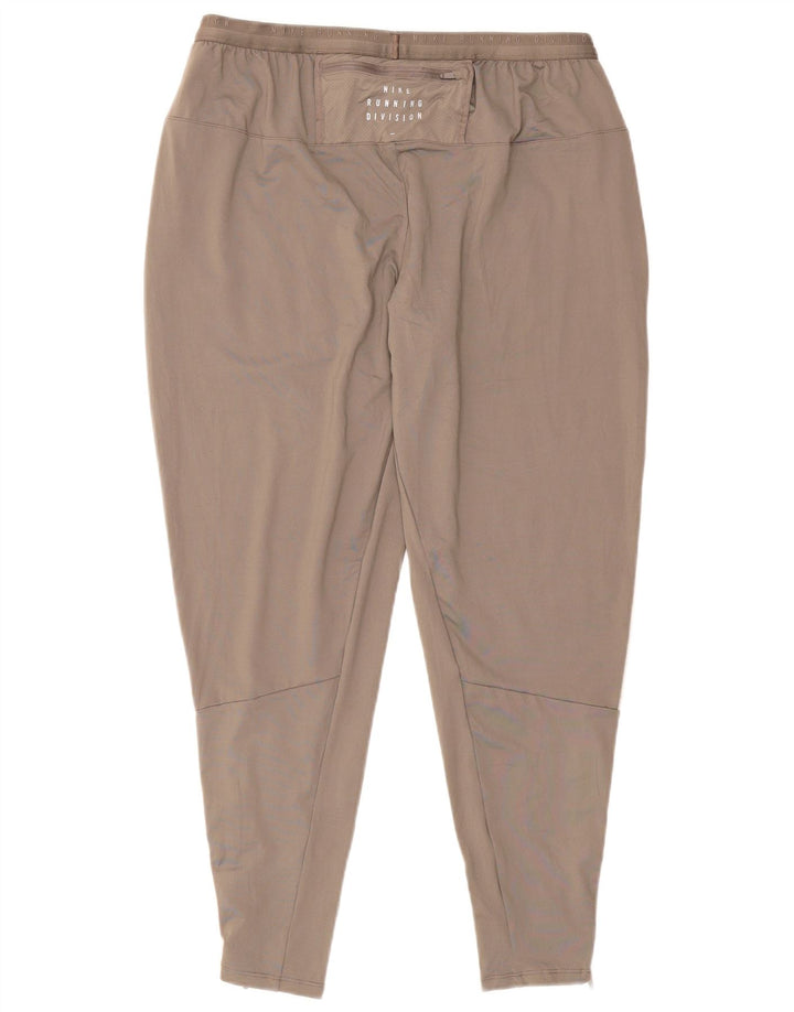 Pantaloni da tuta Nike Therma-Fit da uomo, grandi, in poliestere chiazzato grigio