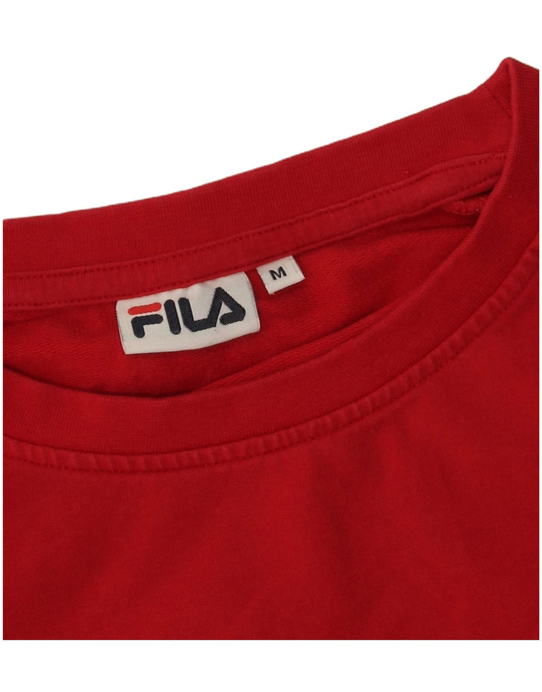 Felpa grafica da donna Fila Jumper UK 14 Medium Rosso