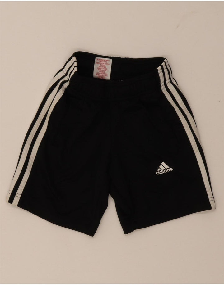Pantaloncini sportivi Adidas da ragazzo 7-8 anni in poliestere nero