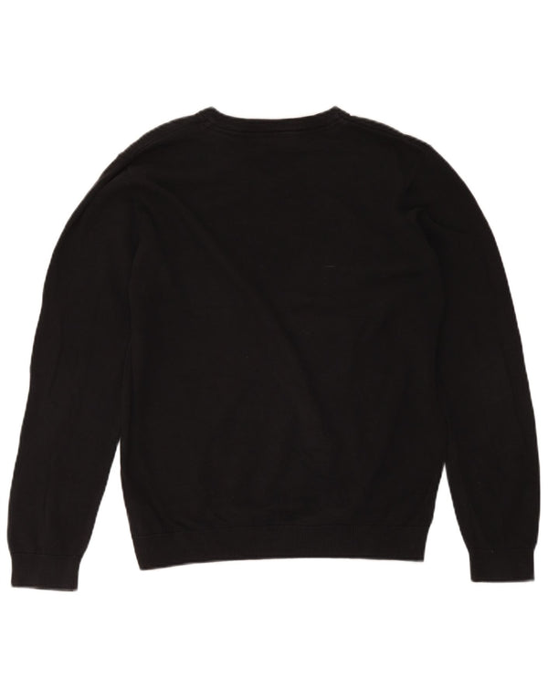 Maglione Marks & Spencer da ragazzo con scollo a V 15-16 anni in cotone nero
