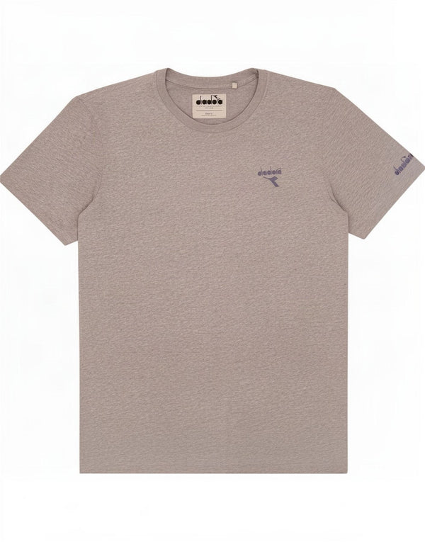 T-shirt Diadora Uomo Top XL Cotone Puntinato Grigio