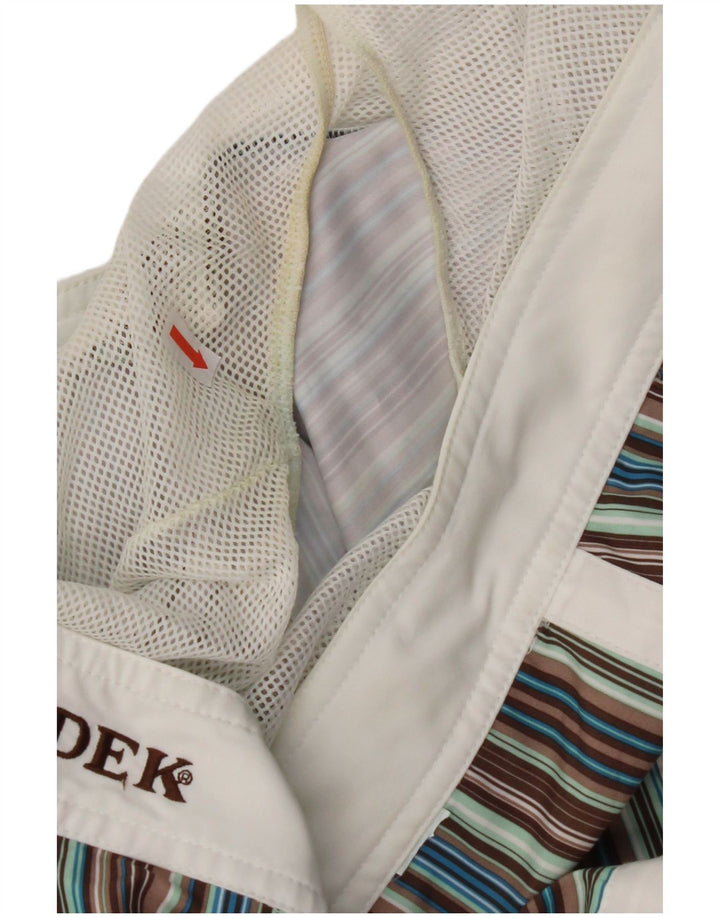 Pantaloncini da bagno da uomo SUNDEK Poliestere a righe multicolori medi