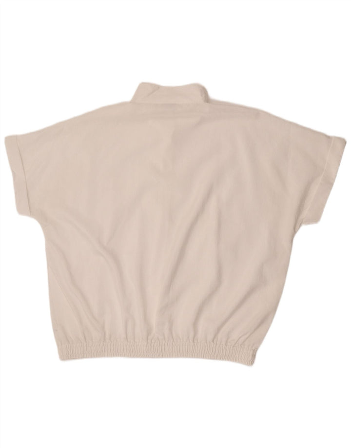 Camicia a maniche corte oversize da donna Lady Joy EU 44 XL Bianca