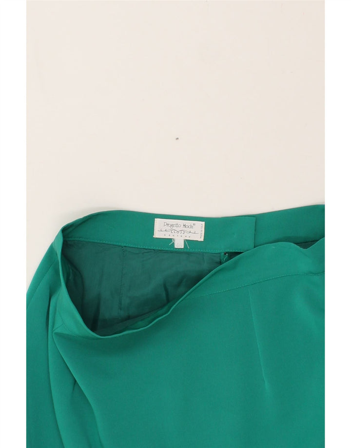 VINTAGE Womens Pencil Skirt IT 46 Large W30  Green Polyester Vintage Vintage and Second-Hand Vintage from Messina Hembry 