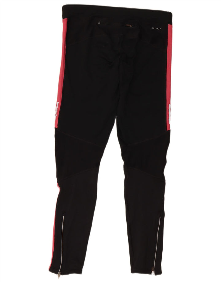 Leggings Nike Dri Fit da donna UK 12 Medium Black Colourblock in poliestere