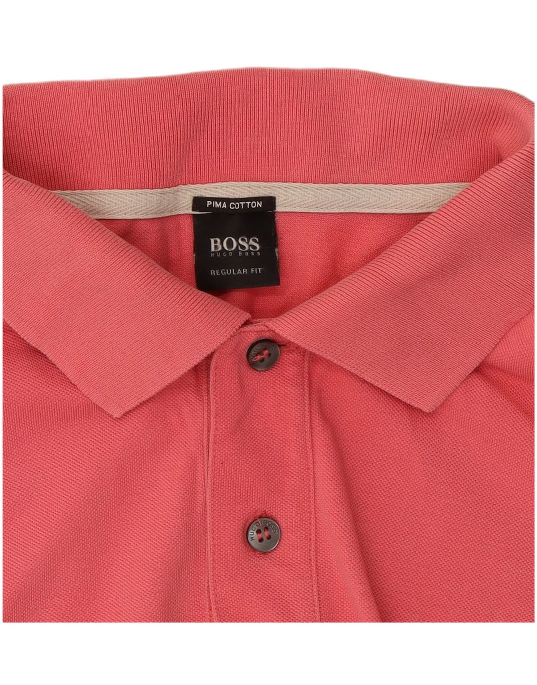 Polo Hugo Boss da uomo vestibilità regolare, taglia grande, in cotone rosso