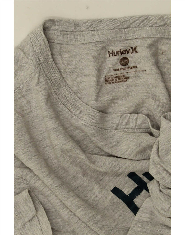 T-shirt grafica da uomo Hurley Top piccola grigia