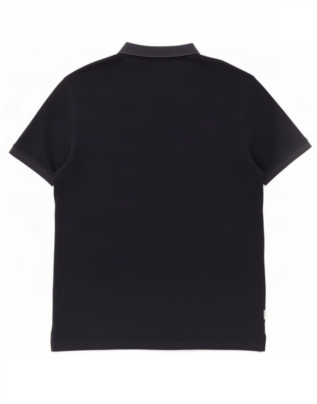 Polo da uomo Calvin Klein media cotone blu navy