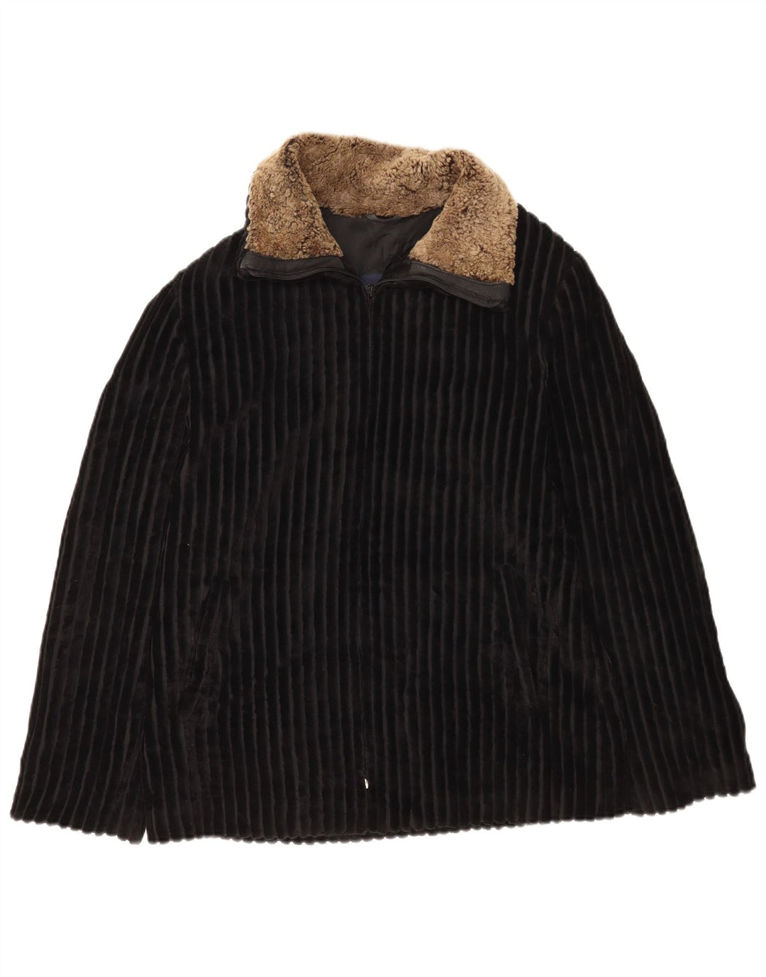 Giacca da donna in velluto a coste Mabrun IT 44 Medium Black Colourblock