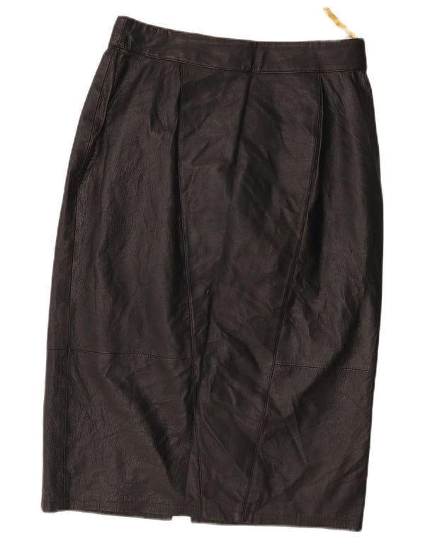 Gonna in pelle a vita alta Canda da donna C&A EU 42 Large W30 Nera