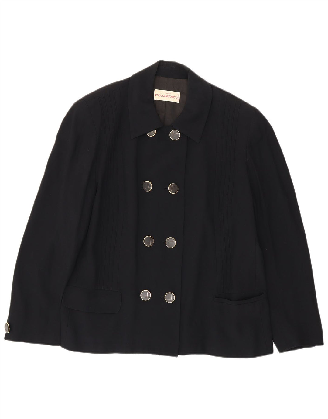 Giacca blazer doppiopetto da donna Roccobarocco UK 18 XL Blu navy