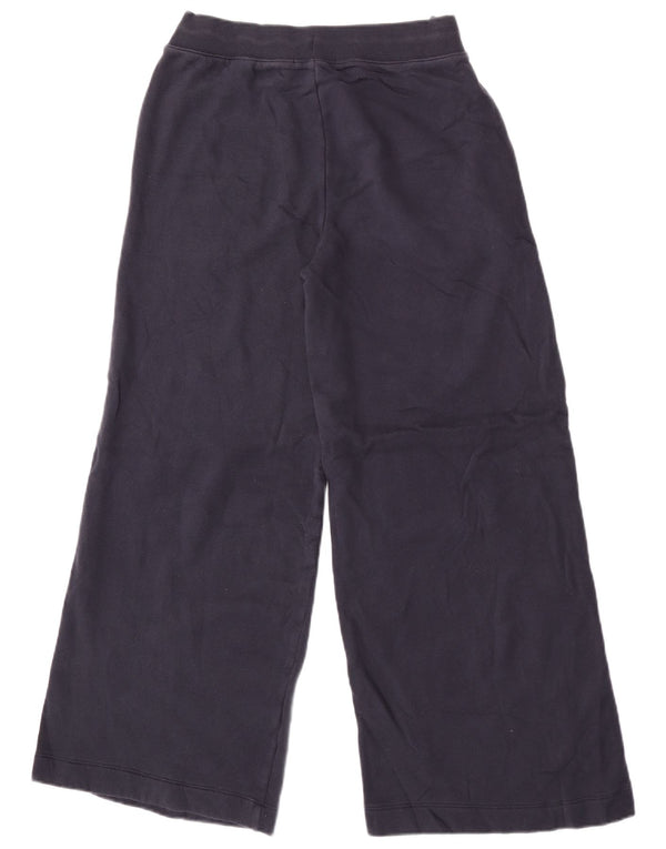 Pantaloni da tuta da donna Marks & Spencer UK 10 piccoli in cotone blu navy