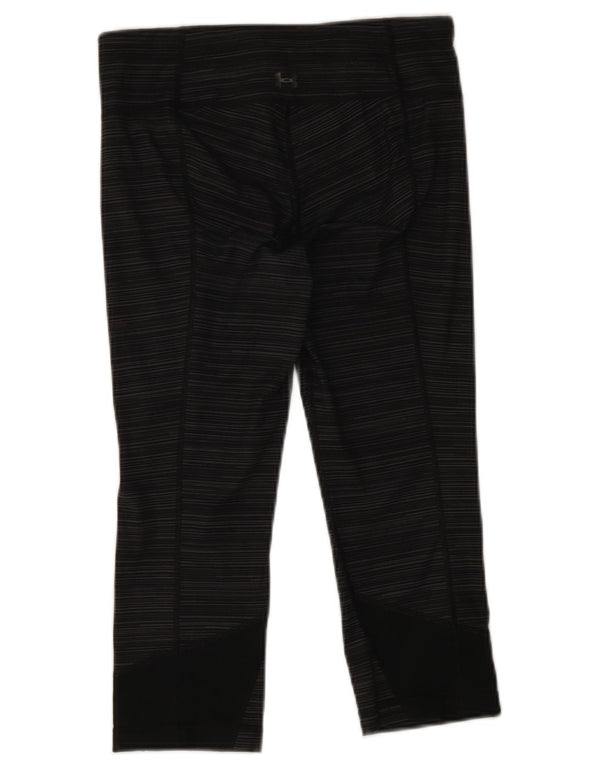 Leggings Capri da donna Under Armour UK 10 Piccolo poliestere a righe grigie
