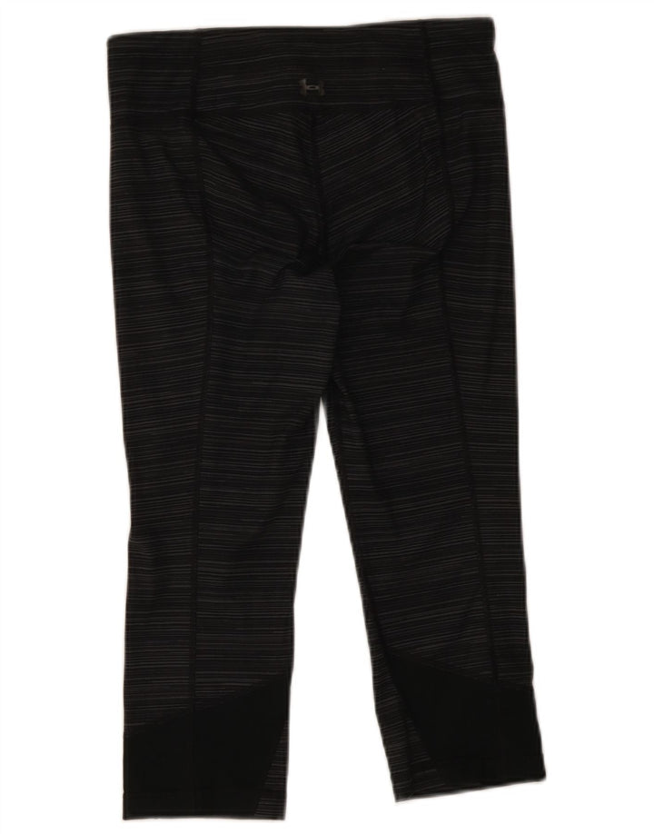 Leggings Capri da donna Under Armour UK 10 Piccolo poliestere a righe grigie