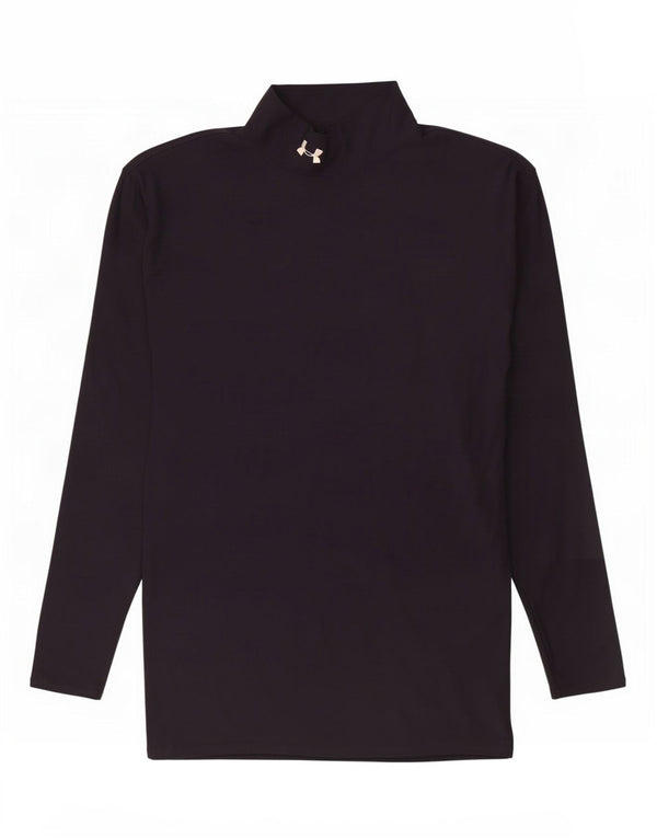 Under Armour Mens Cold Gear Top manica lunga grande nylon nero