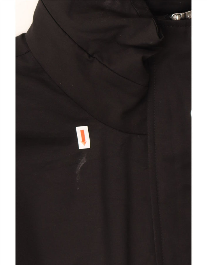 RALPH LAUREN Womens Windbreaker Jacket UK 16 Large Black Cotton Vintage Ralph Lauren and Second-Hand Ralph Lauren from Messina Hembry 