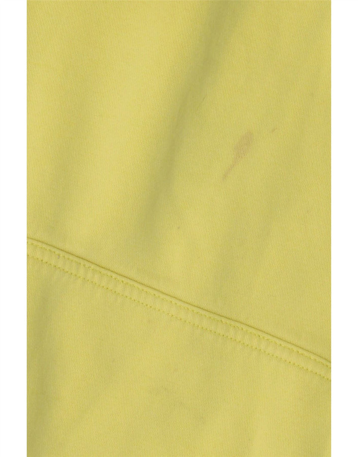 Felpa con cappuccio da uomo Nike in cotone giallo medio