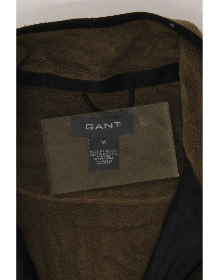 Giacca in pile da uomo Gant UK 38 poliestere kaki medio