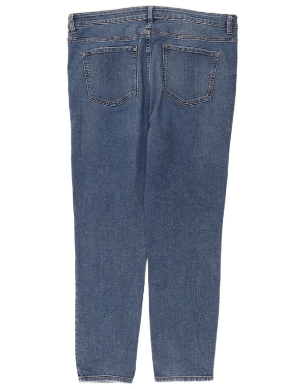 Marks & Spencer Jeans slim a vita alta The Lily da donna UK 18 XL W36 L28 Blu