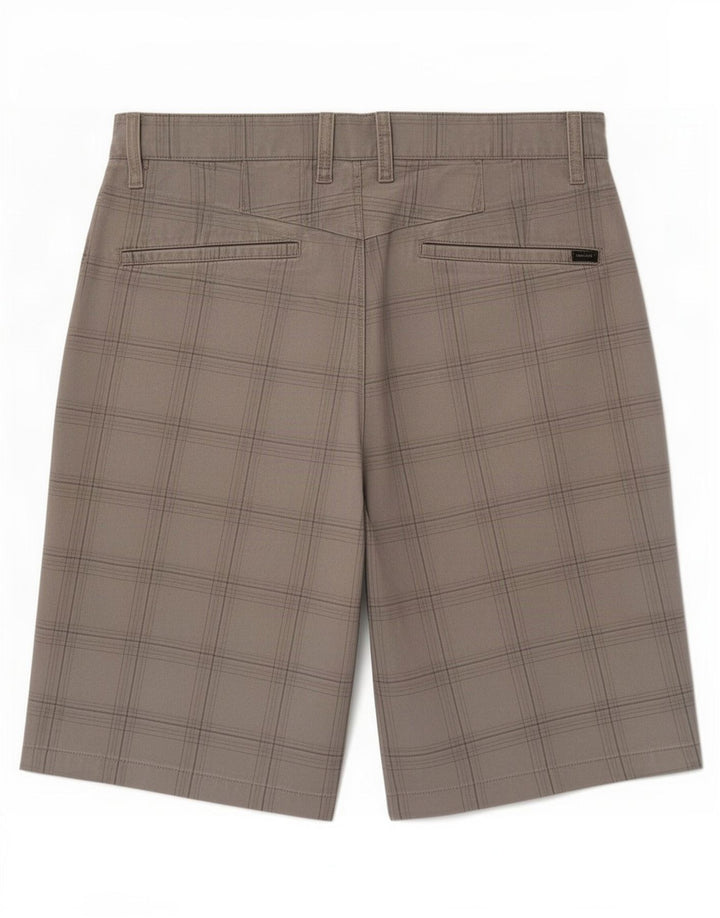 Pantaloncini chino da uomo Volcom medi W32 a quadri grigi