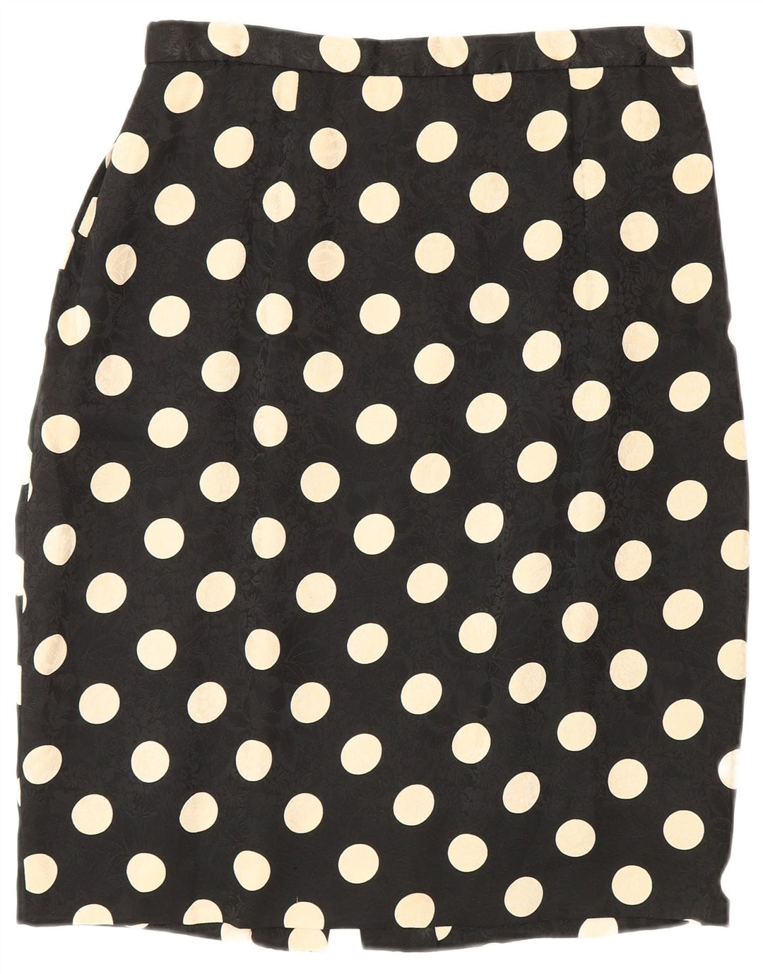 Set gonna vintage in 2 pezzi a maniche corte da donna UK 12 medio W28 nero