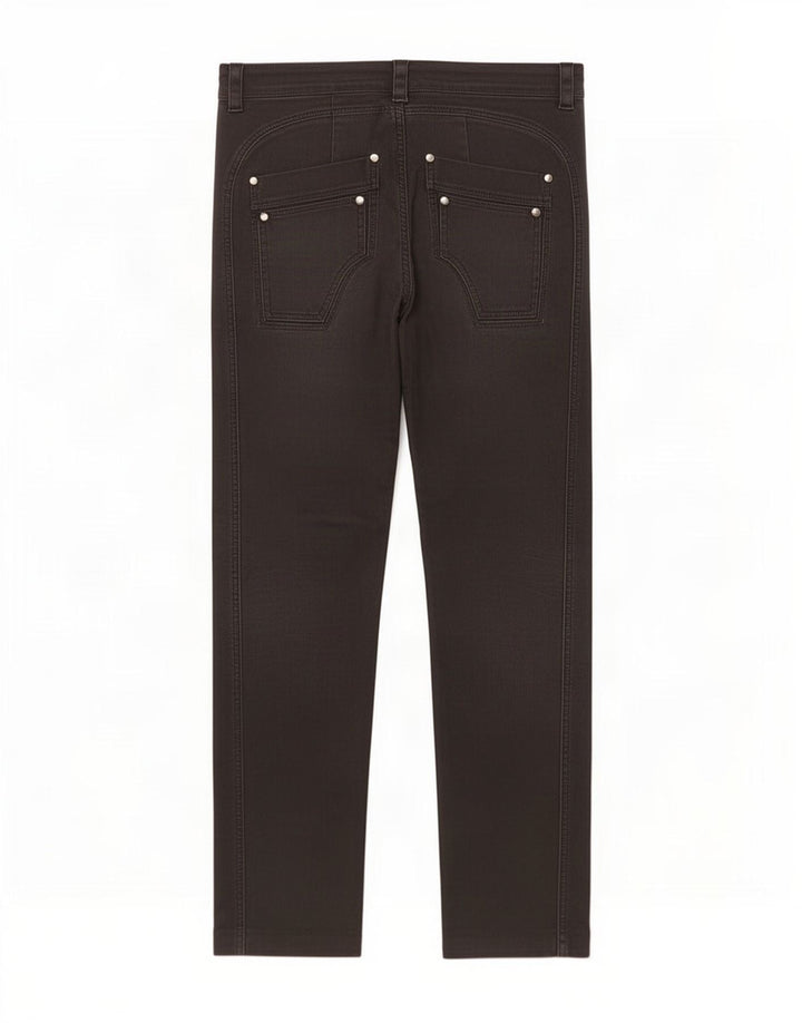 Pantaloni casual dritti da uomo Benetton W34 L33 Grigi