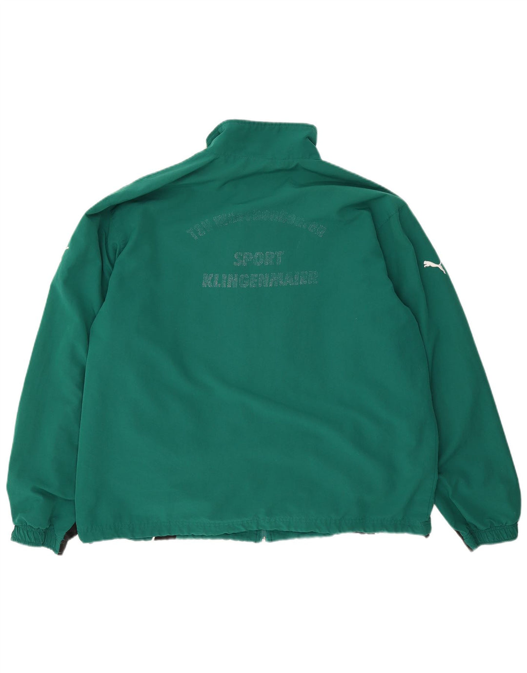 Giacca sportiva da uomo con grafica Puma XL Verde Colourblock in poliestere