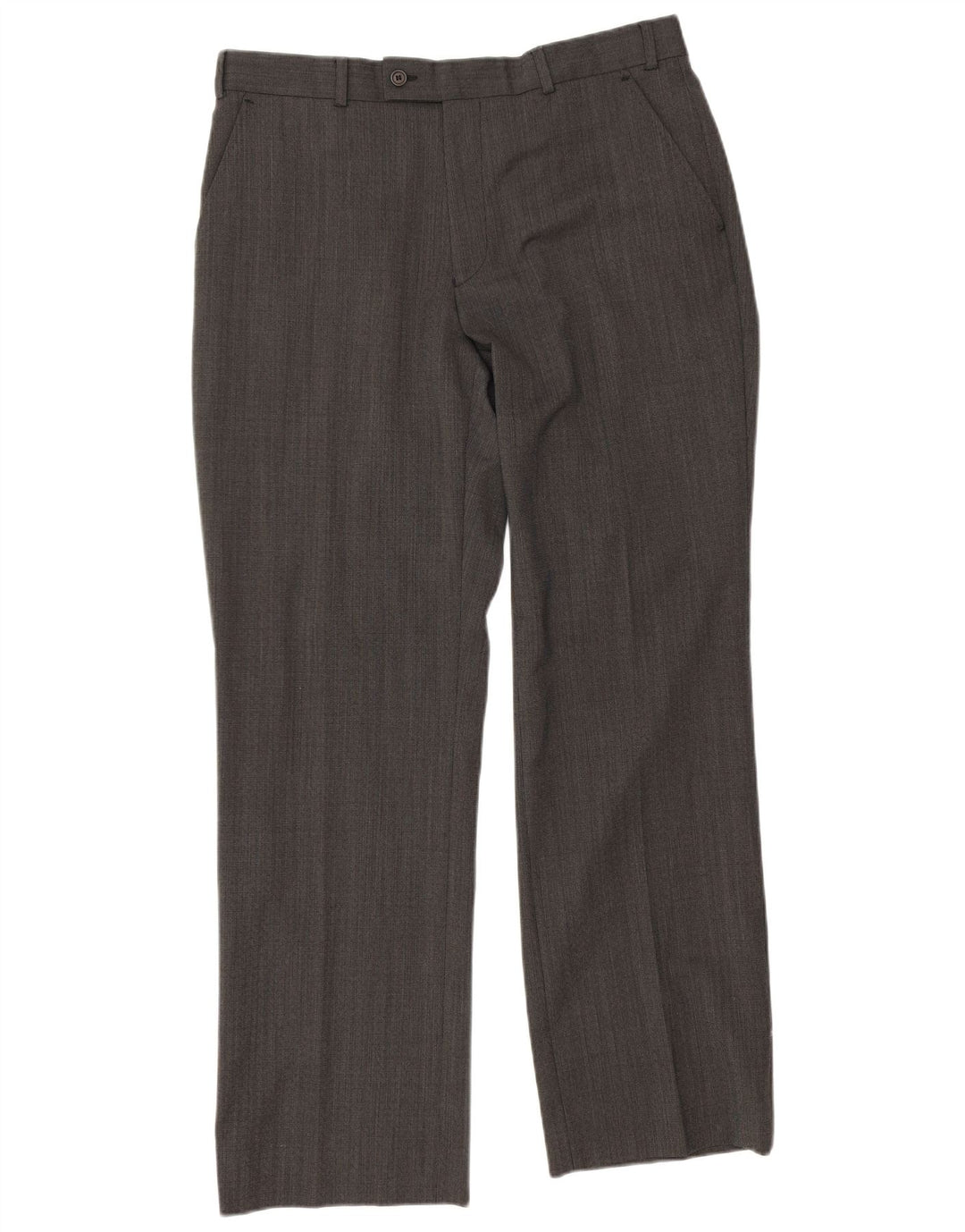 Pantaloni da abito dritti da uomo Ted Baker W34 L31 Grigi