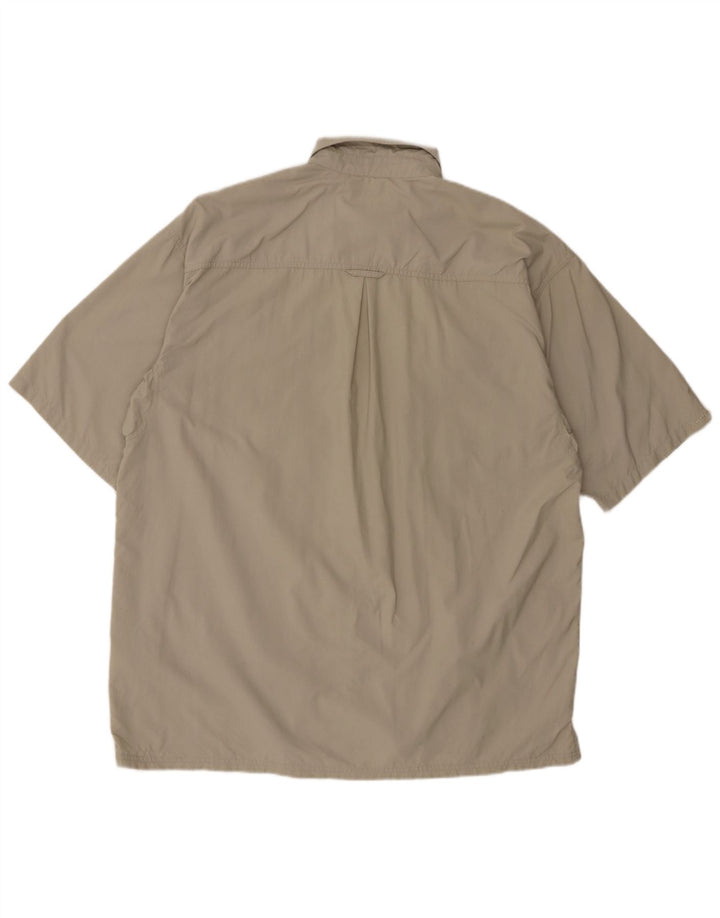 Camicia a maniche corte da uomo Columbia XL nylon kaki