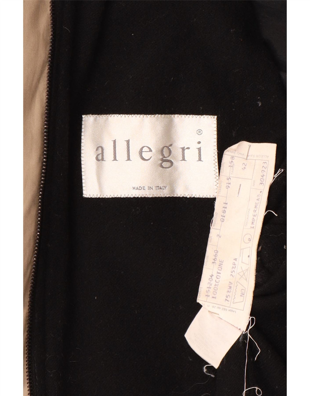 ALLEGRI Cappotto Oversize Donna IT 42 Beige Medio Lana