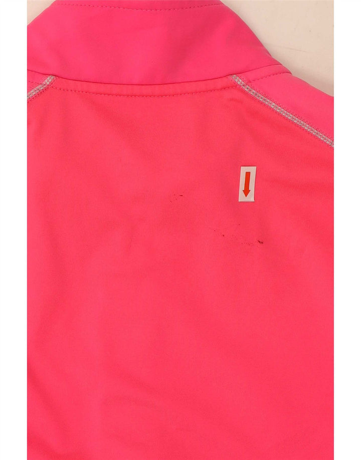 Giacca da ginnastica grafica Asics da donna UK 12 rosa medio