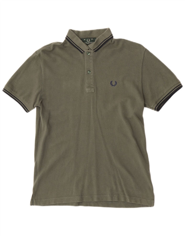 Polo da uomo Fred Perry XS in cotone verde