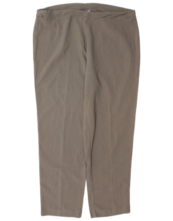 Pantaloni casual da donna Marks & Spencer Autograph UK 18 XL W40 L31 Grigio