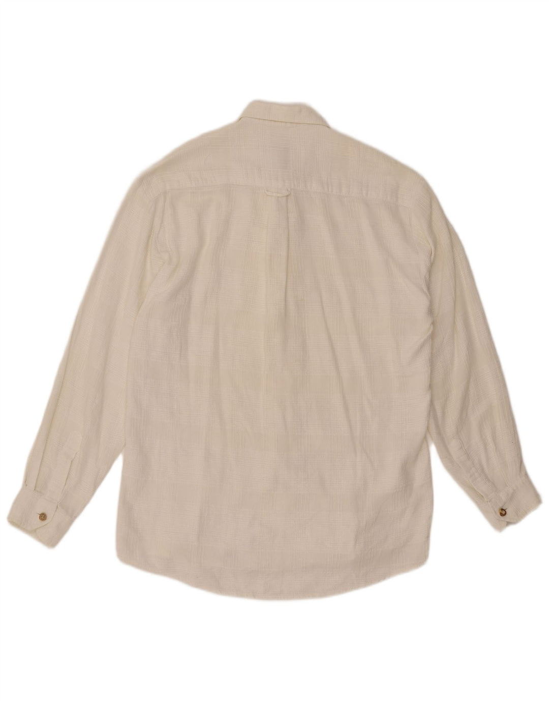 Camicia da uomo vintage taglia 38 a quadri bianchi medi