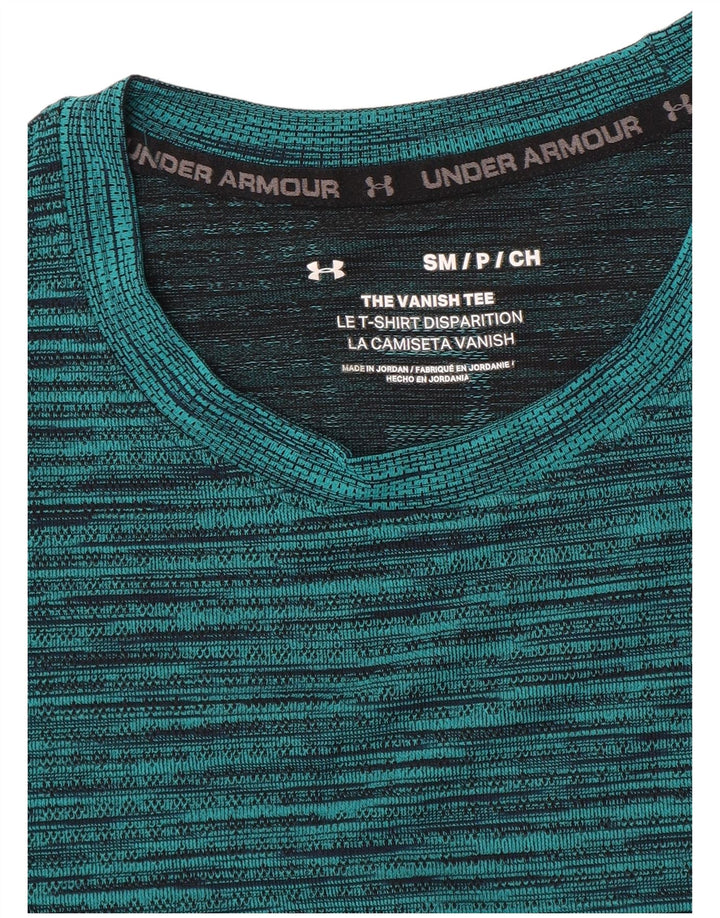 Maglietta da uomo Under Armour Top piccolo verde gessato