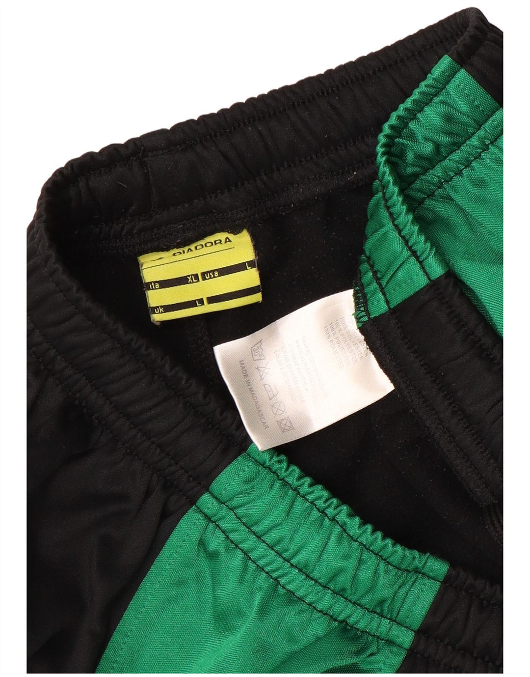 DIADORA Pantaloni Tuta Uomo Large Nero Colourblock Poliestere
