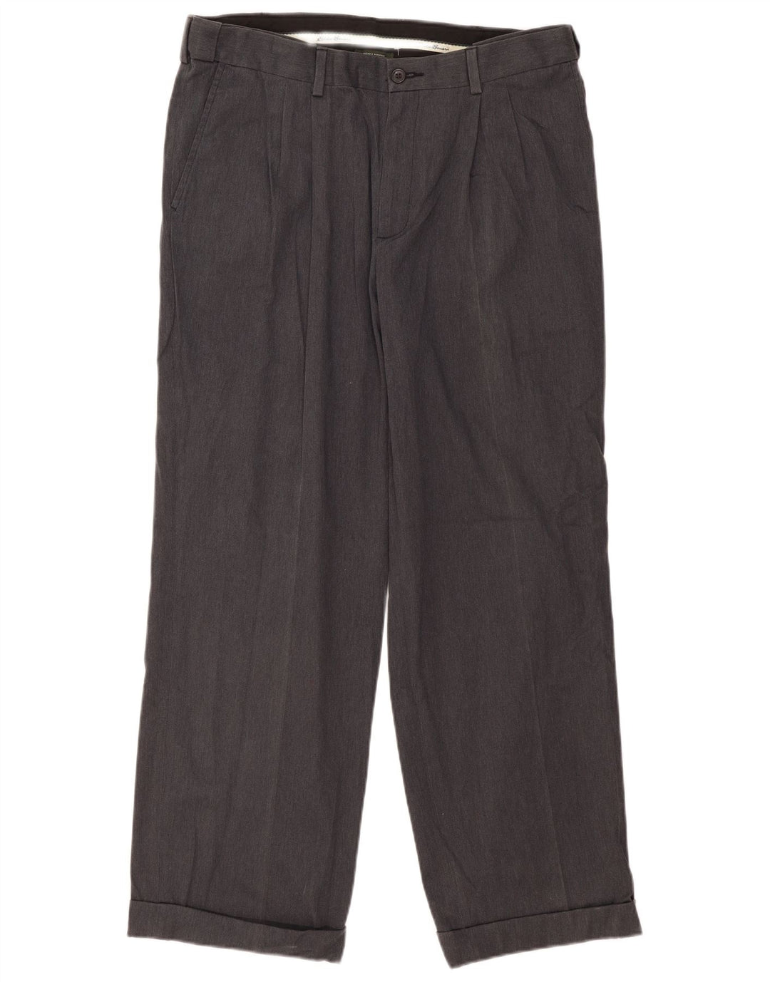 Pantaloni chino con pegging da uomo Eddie Bauer W36 L31 classici grigi