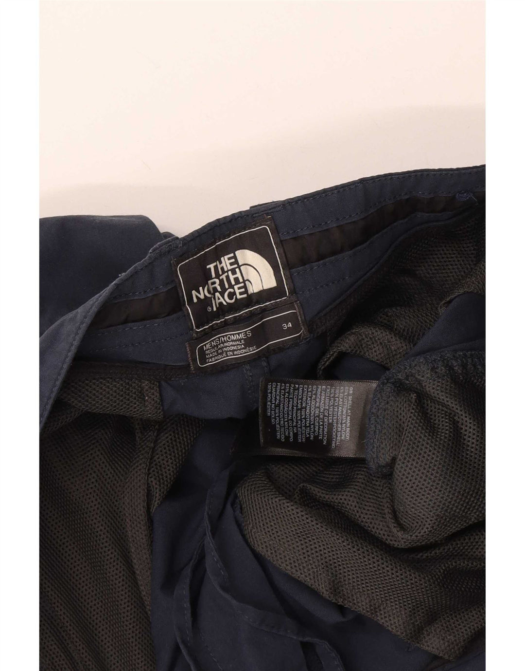 Pantaloni cargo dritti da uomo Fat Face W34 L31 cotone blu navy