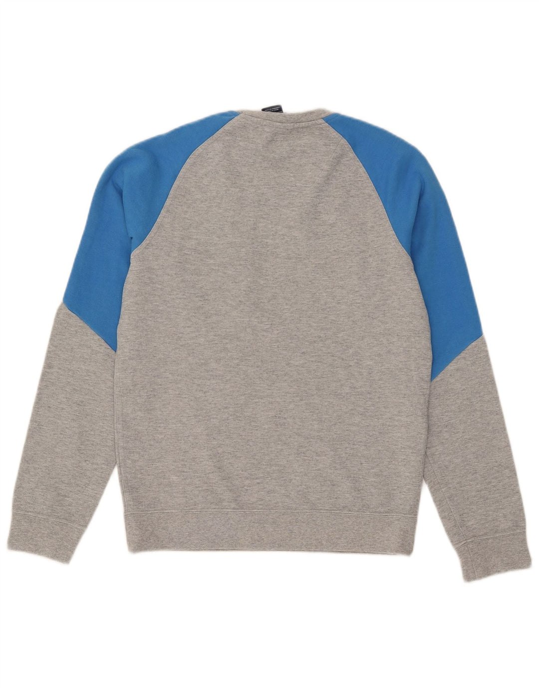 Felpa da uomo Nike maglione piccolo grigio color block