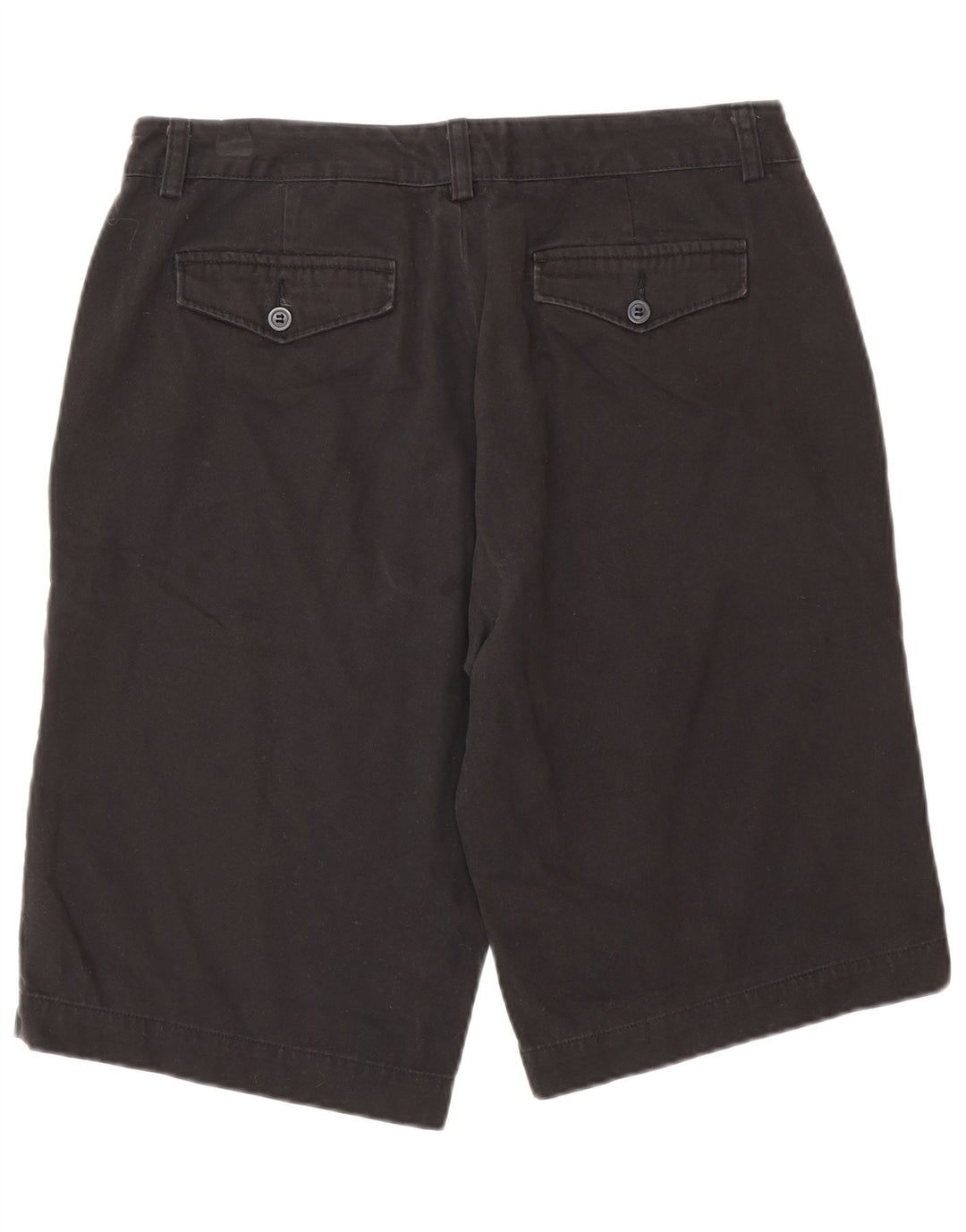 Pantaloncini chino da donna Eddie Bauer US 12 Large W32 cotone nero
