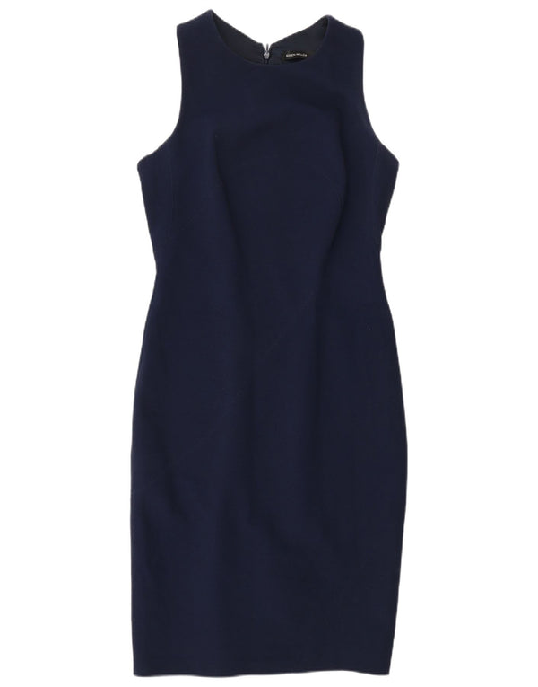 KAREN MILLEN Womens Sleeveless Sheath Dress UK 12 Medium  Navy Blue