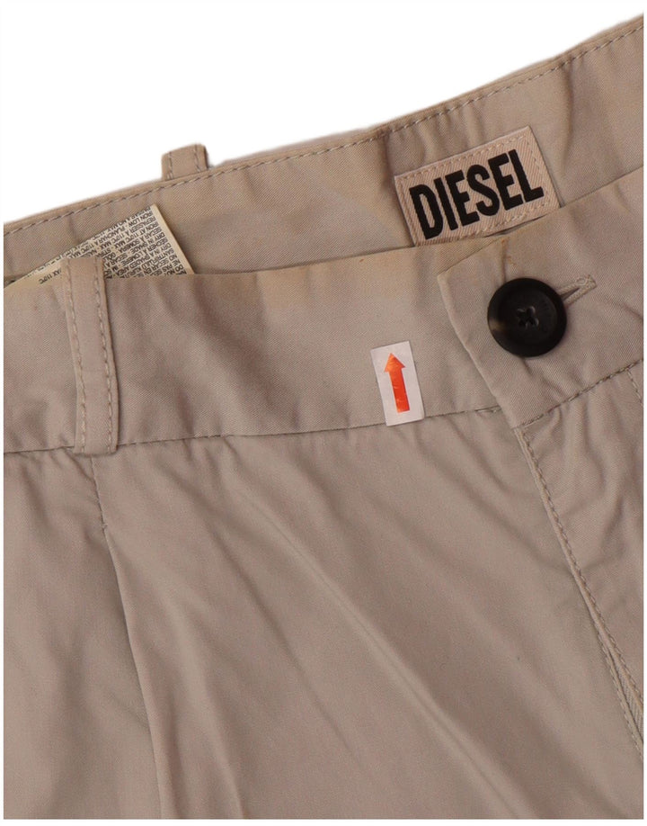 Pantaloncini chino da donna DIESEL W27 piccoli in cotone grigio