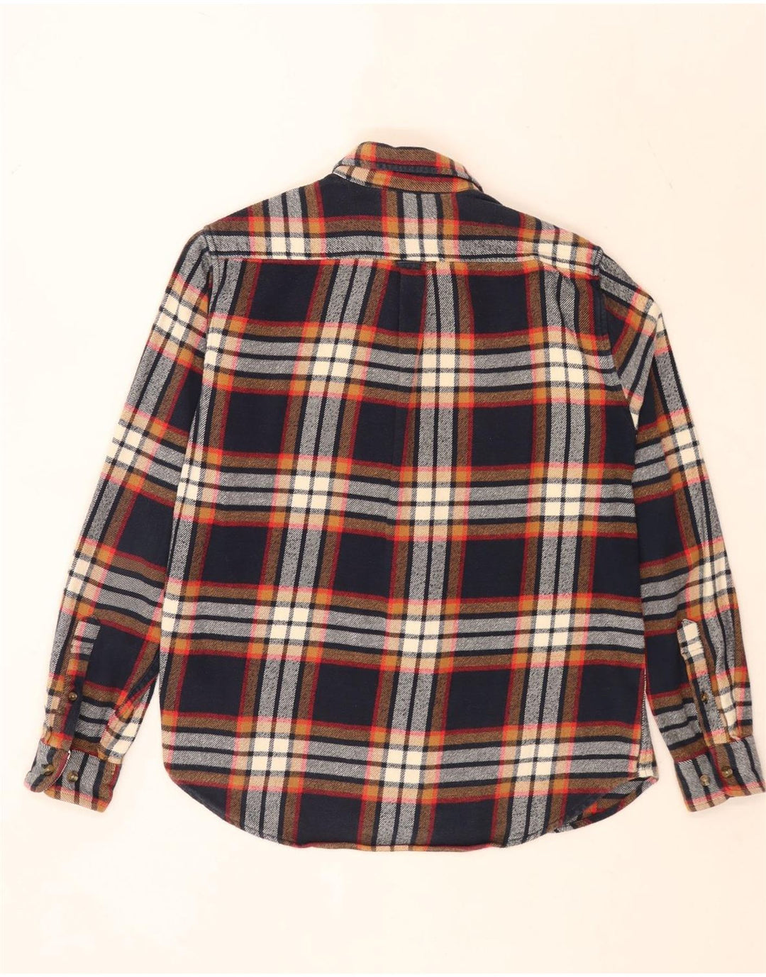 Timberland Camicia da uomo in flanella vestibilità regolare in cotone a quadri multicolore medio