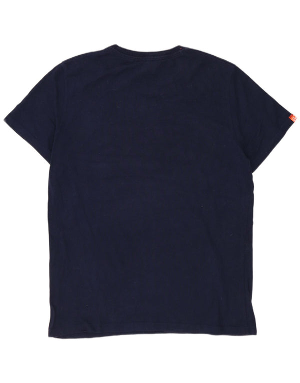 T-shirt grafica da uomo Superdry Top XL blu navy