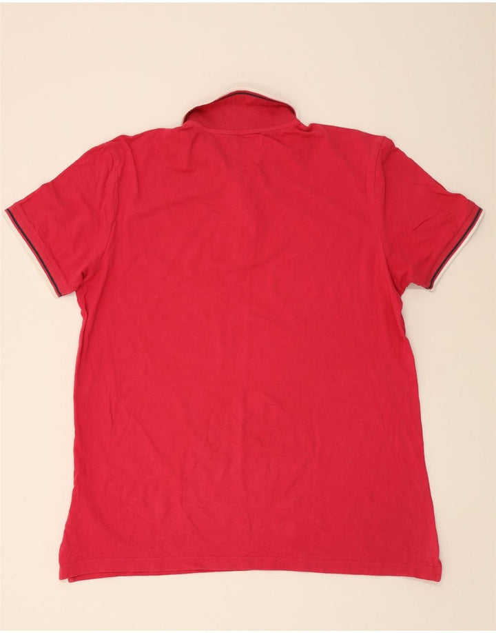 DIADORA Mens Polo Shirt 3XL Pink Cotton Vintage Diadora and Second-Hand Diadora from Messina Hembry 